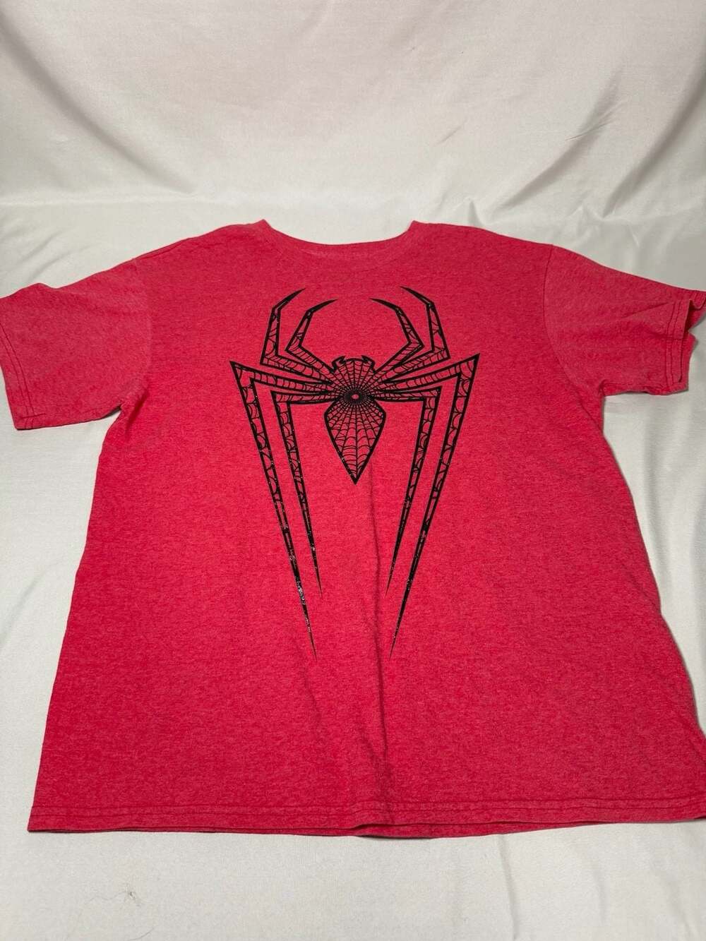 Marvel Spider-Man Graphic Boys T-Shirt Size L Red Tee. Never worn